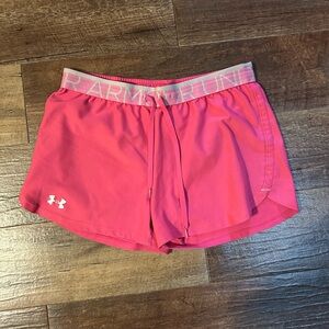 Under Armour Women's Vibrant Pink Athletic Shorts